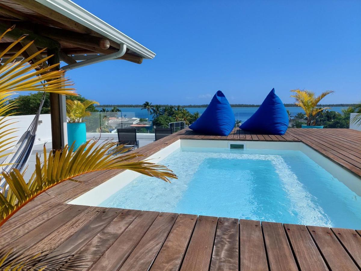 Hotel Les Terrasses du Bénitier La Gaulette Esterno foto